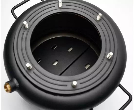 Автоклав Укрпромтех УТех40, на 40 банок, газовий, вуглецева сталь, 50 л., для тушкування, кришка болти, фото , зображення 5