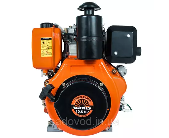 Двигатель дизельный VITALS DM 10.5sne (10.5 л.с., шлиц 25 мм, электростартер), фото , изображение 2