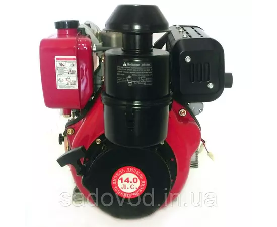 Двигун дизельний WEIMA WM192FE (14 к.с., шпонка 25 мм, електростартер), фото , зображення 4